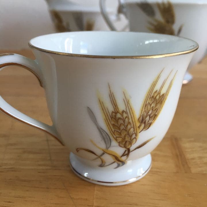 オールドノリタケ　麦の穂柄セット