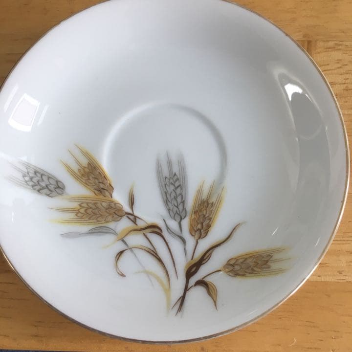 オールドノリタケ　麦の穂柄セット