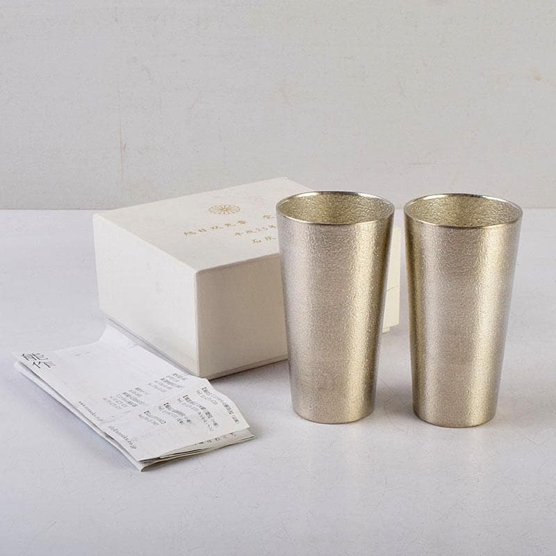 能作　NOUSAKU　本錫製　錫100％　ペアカップ　C　8667