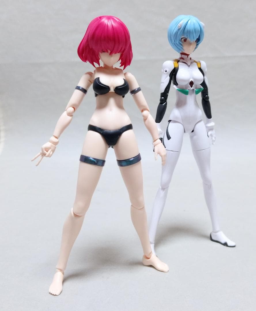 2体セット 完成品 30MP 綾波レイ(プラグスーツVer.) 組立て済