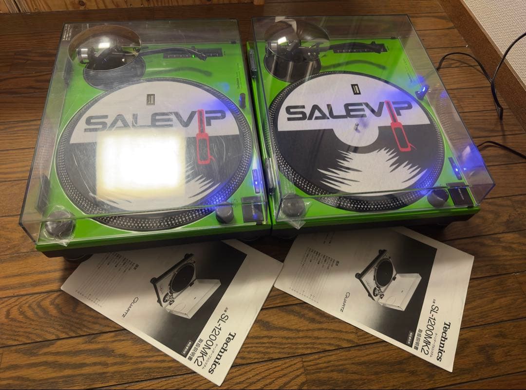 Technics SL-1200MK2 カスタム ターンテーブル2台