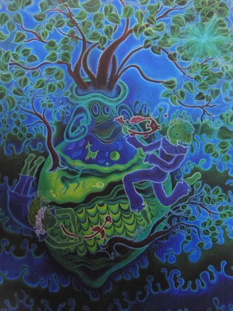 比企祥子、【春の鼓動】、希少な画集画、新品高級額・額装付、状態良好