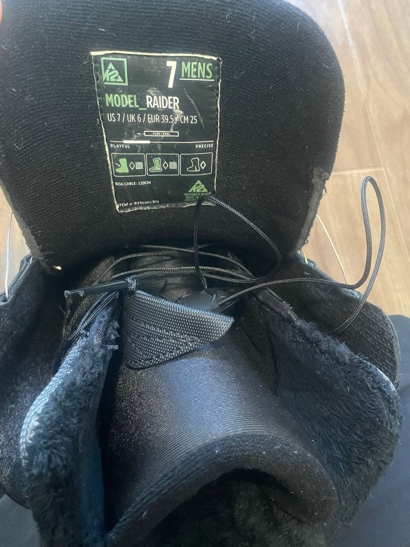 BOAシステム スノーボードブーツ ブラック スノボ