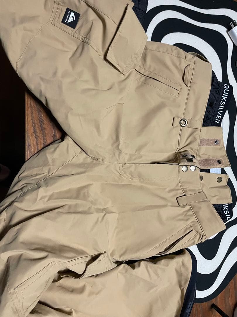 Quiksilver スノーボードウェア S/P/CH ベージュ