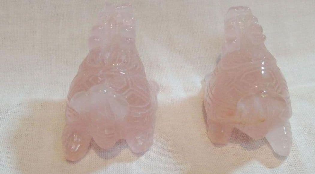 龍亀　ロングイ　ローズクォーツ