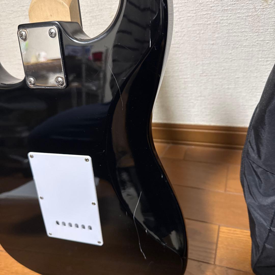 E60BLK エレキギター ブラック ストラトキャスタータイプ