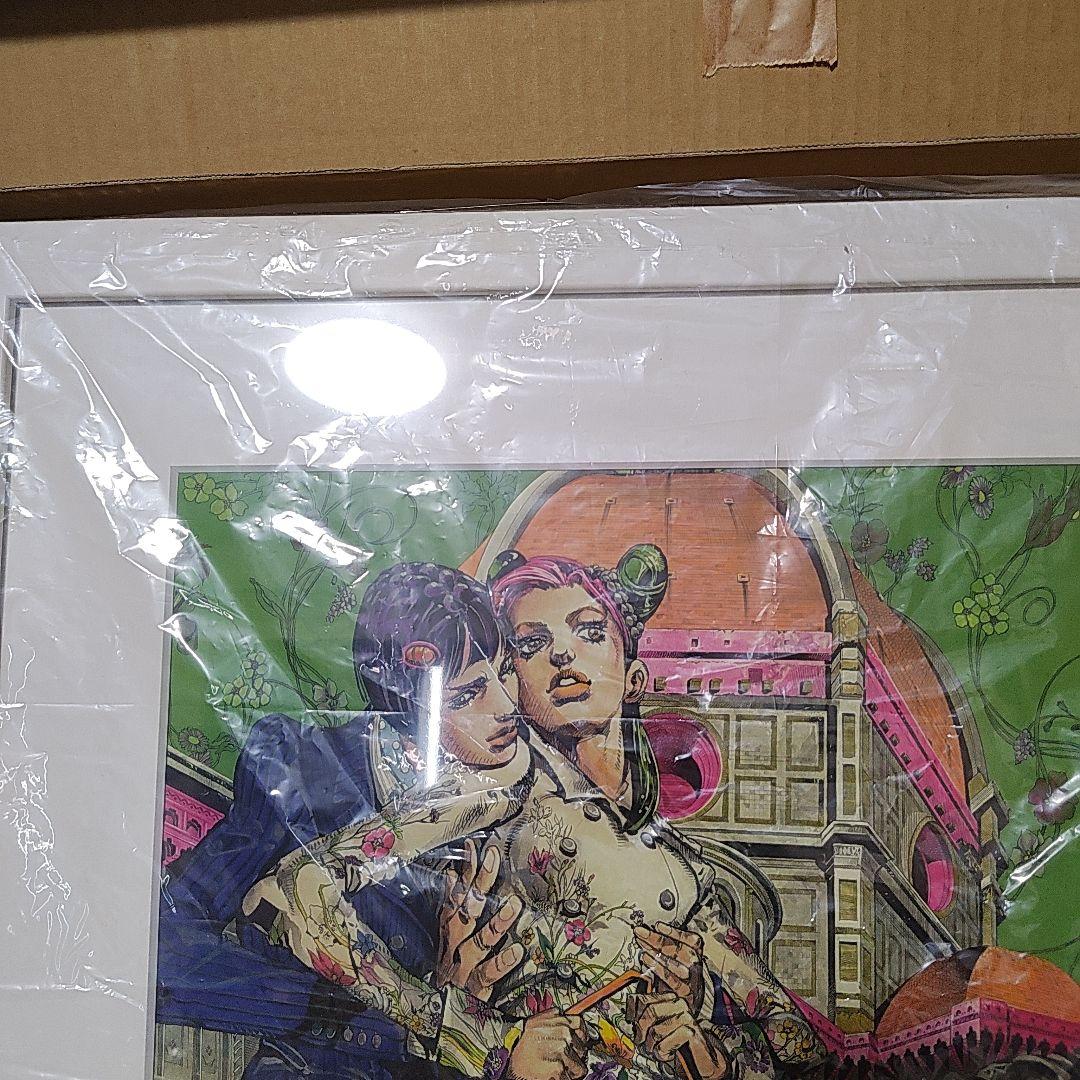 【値下げ対応中】ジョジョの奇妙な冒険　徐倫＆ブチャラティ 複製原画 ジョジョ展