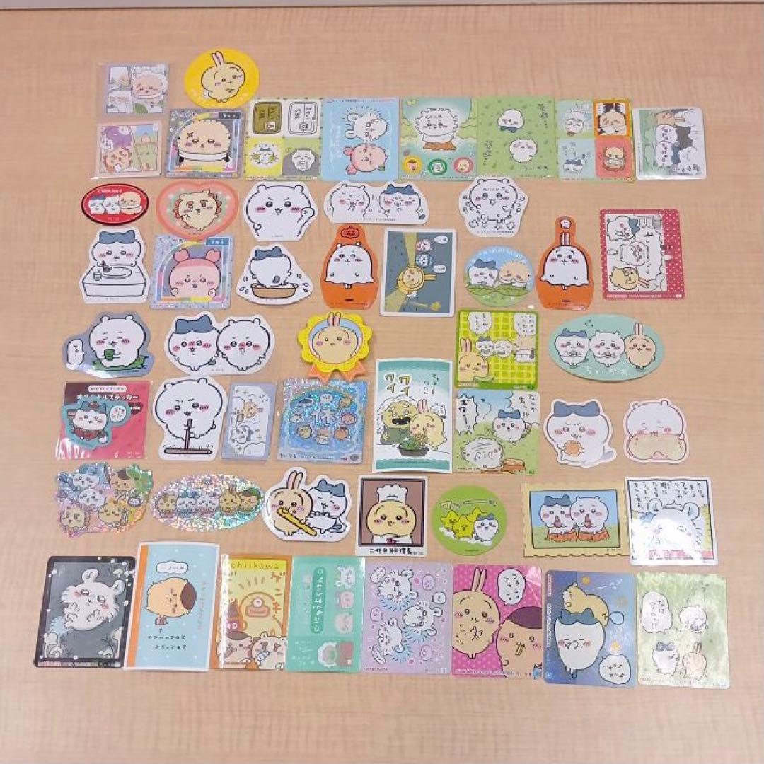 ❶ちいかわ 紙類 クリアファイル ステッカー 特典など 大量 まとめ売り