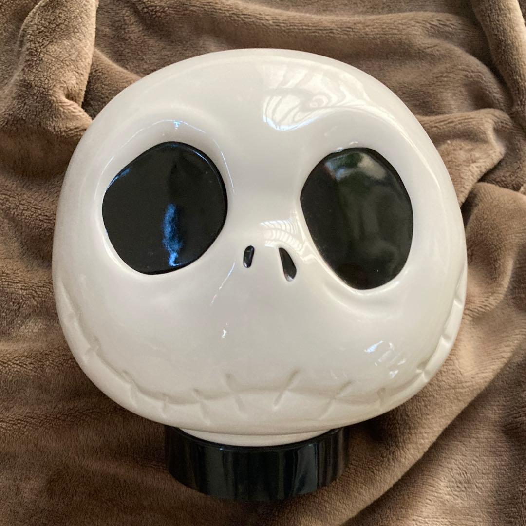 ナイトメア・ビフォア・クリスマス ジャックのインテリアライト（陶器製）