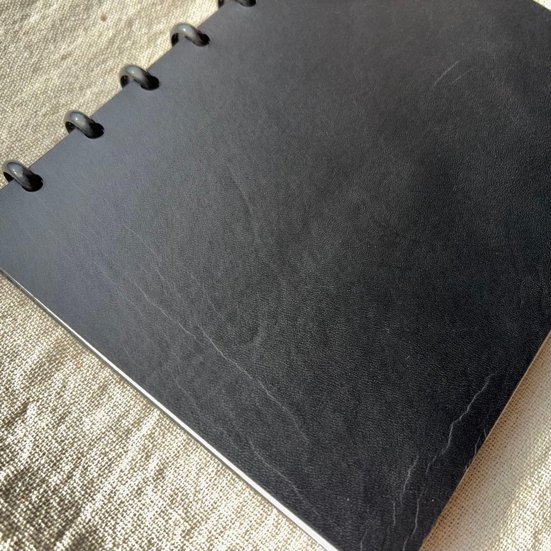 ノート・メモ帳 Grovemade Leather Notebook Medium Black