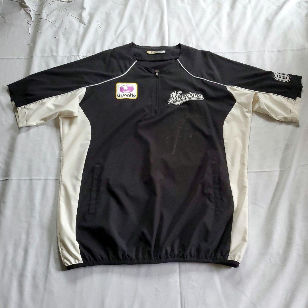 ロッテ　ユニフォーム　サイン　鳥谷　選手着用　千葉 ロッテマリーンズ　プロ野球