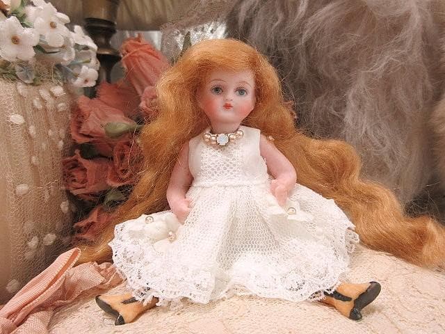 とても綺麗な　ヴィンテージ　ミニョネット　作家　Harriet Hammond