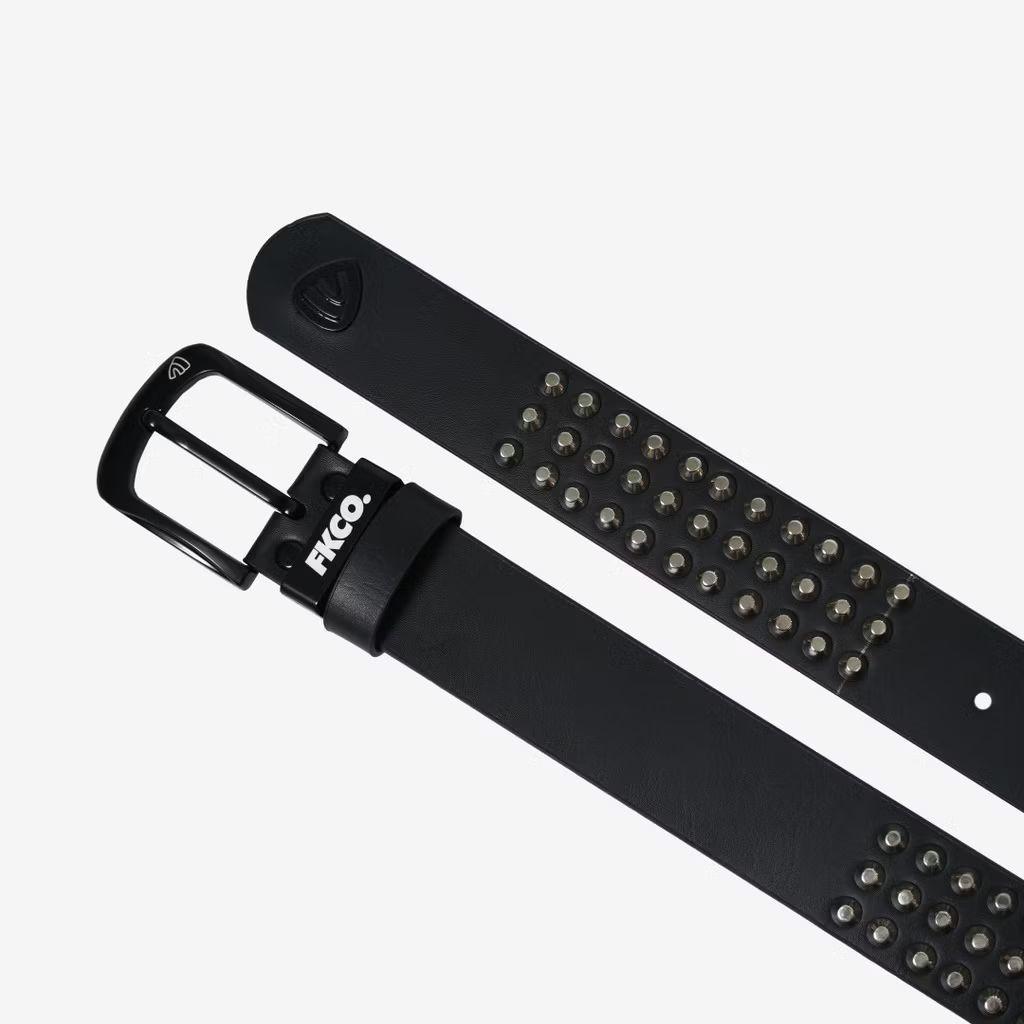 FKCO スタッズ付きブラックトレーニングベルト size L
