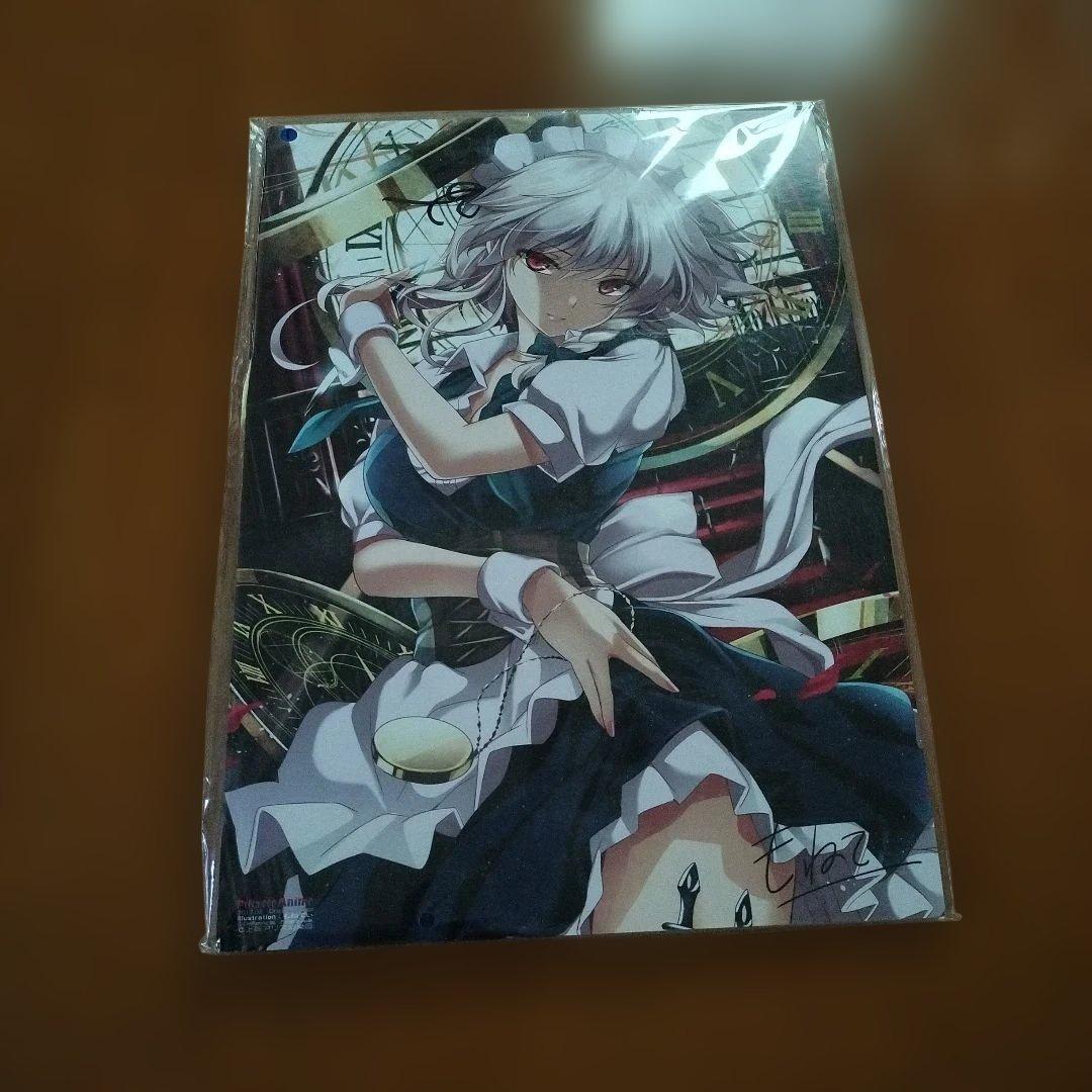 東方Project キャンバスアートパネル3枚＆色紙 十六夜咲夜・フラン・鈴仙