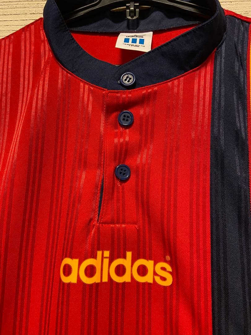 90s サッカースペイン代表　アディダス　ゲームシャツ ユニフォーム