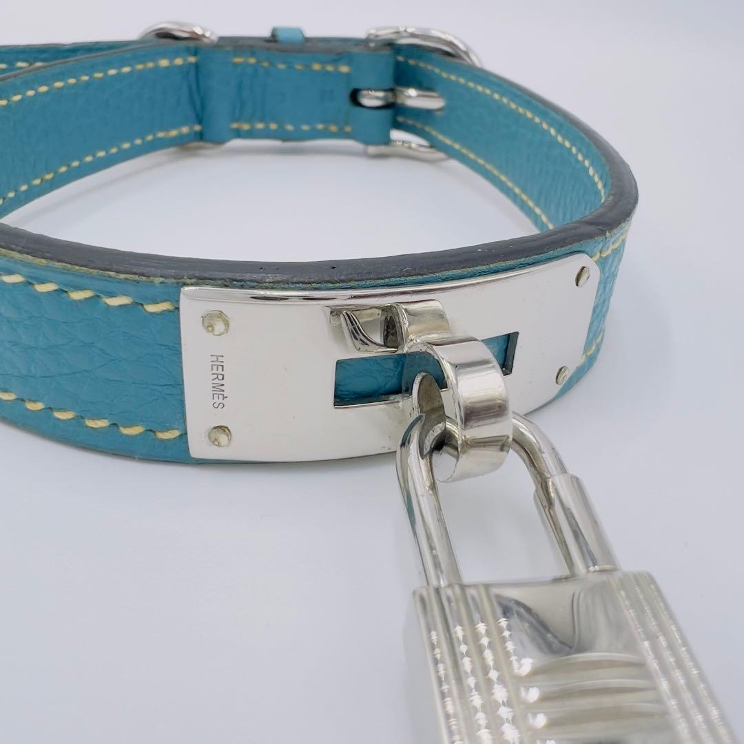 ✨美品✨HERMES ケリー ブルージーン 首輪・リードセット