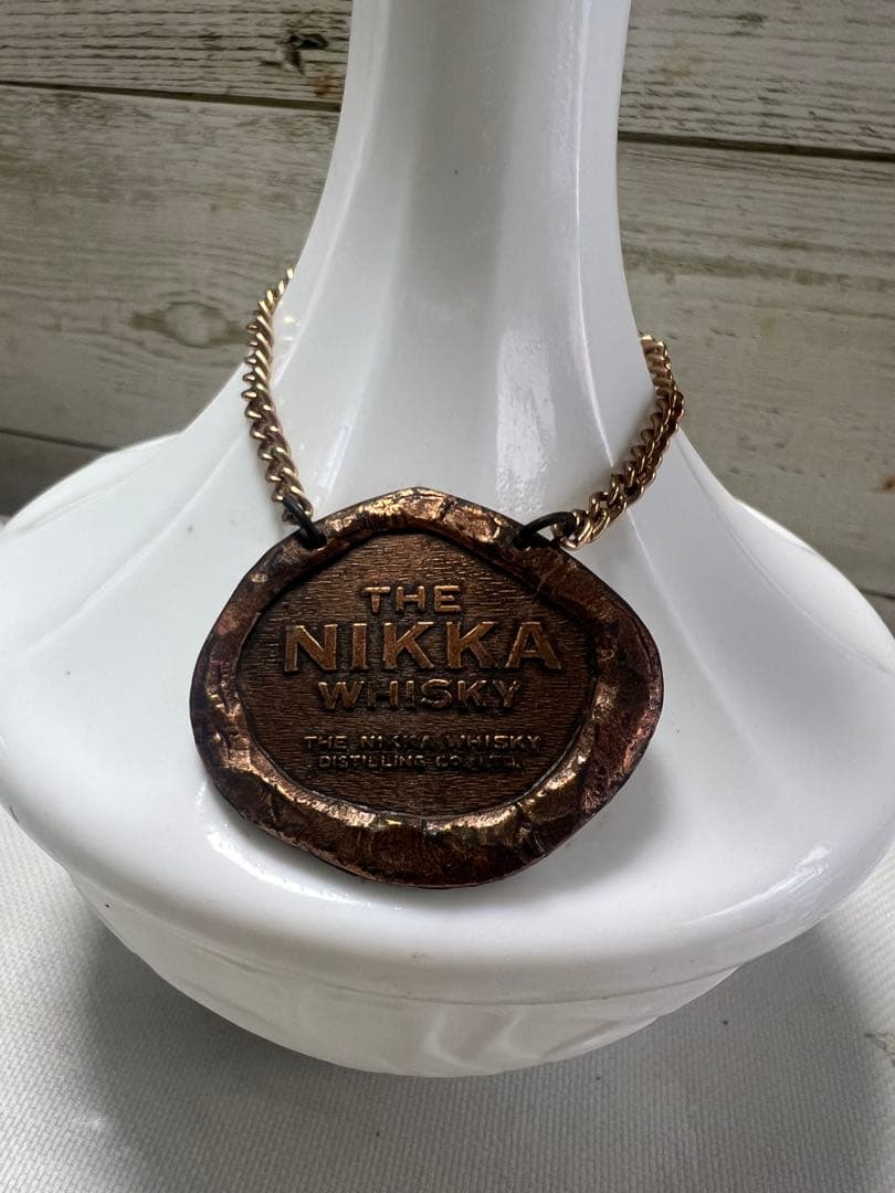 鶴　ウイスキーボトル