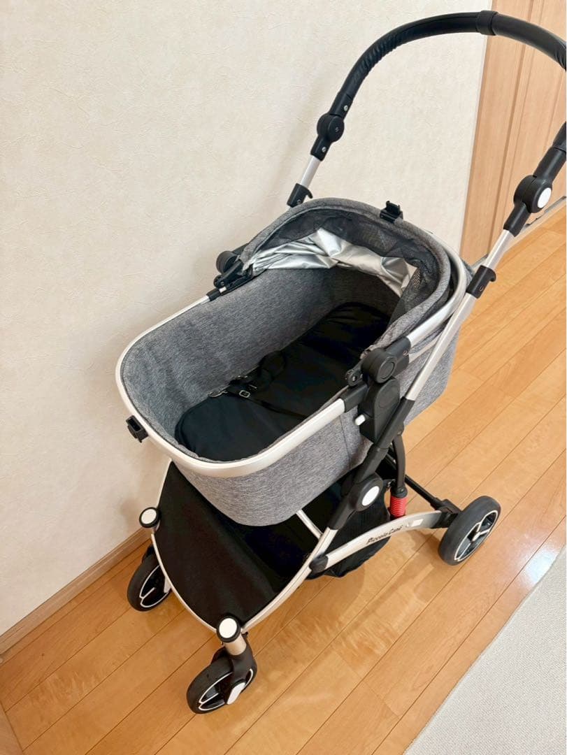 CARINOⅢピッコロカーネ　カリーノ3 未使用ペットカート　グレー