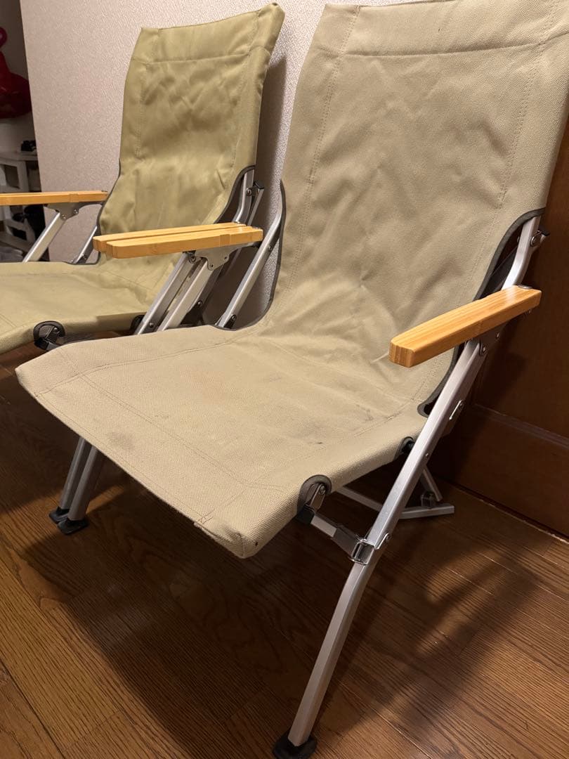  Peak ローチェアカーキ 2脚セット