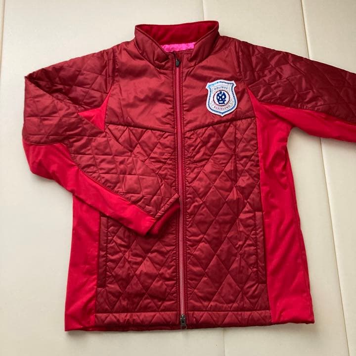 美品★ラッセルノ ゴルフウェア レディース キルティング アウター レッド 2