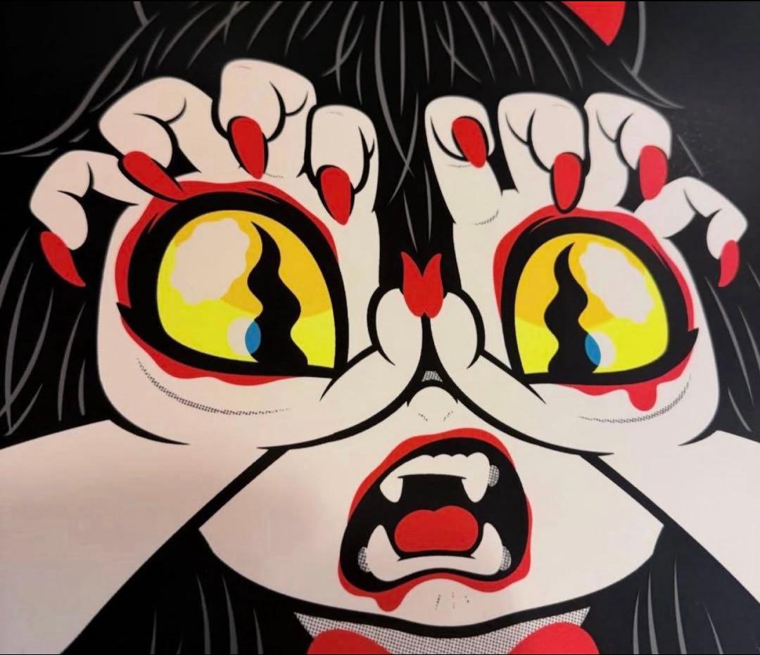 GRAPE BRAIN 戦慄！にぎるちゃん シルクスクリーンポスター