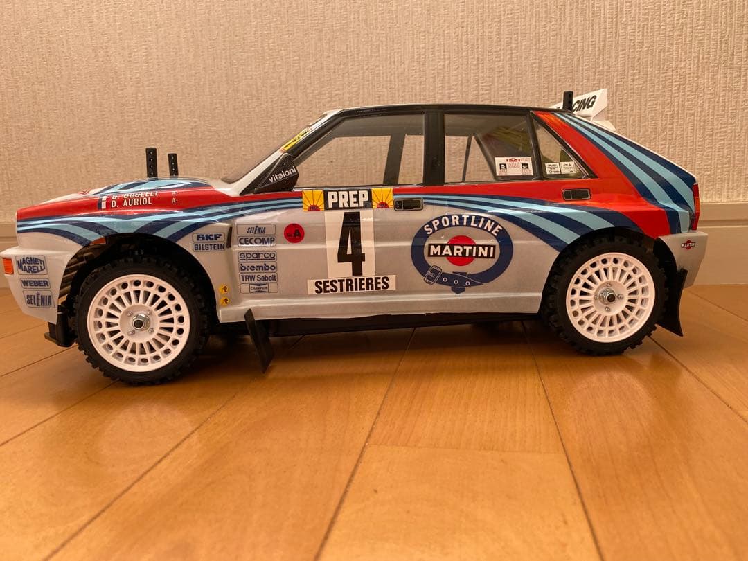 お値下げ⭐︎ランチア　デルタ　インテグラーレ　1/10電動RC.4WDラリーカー