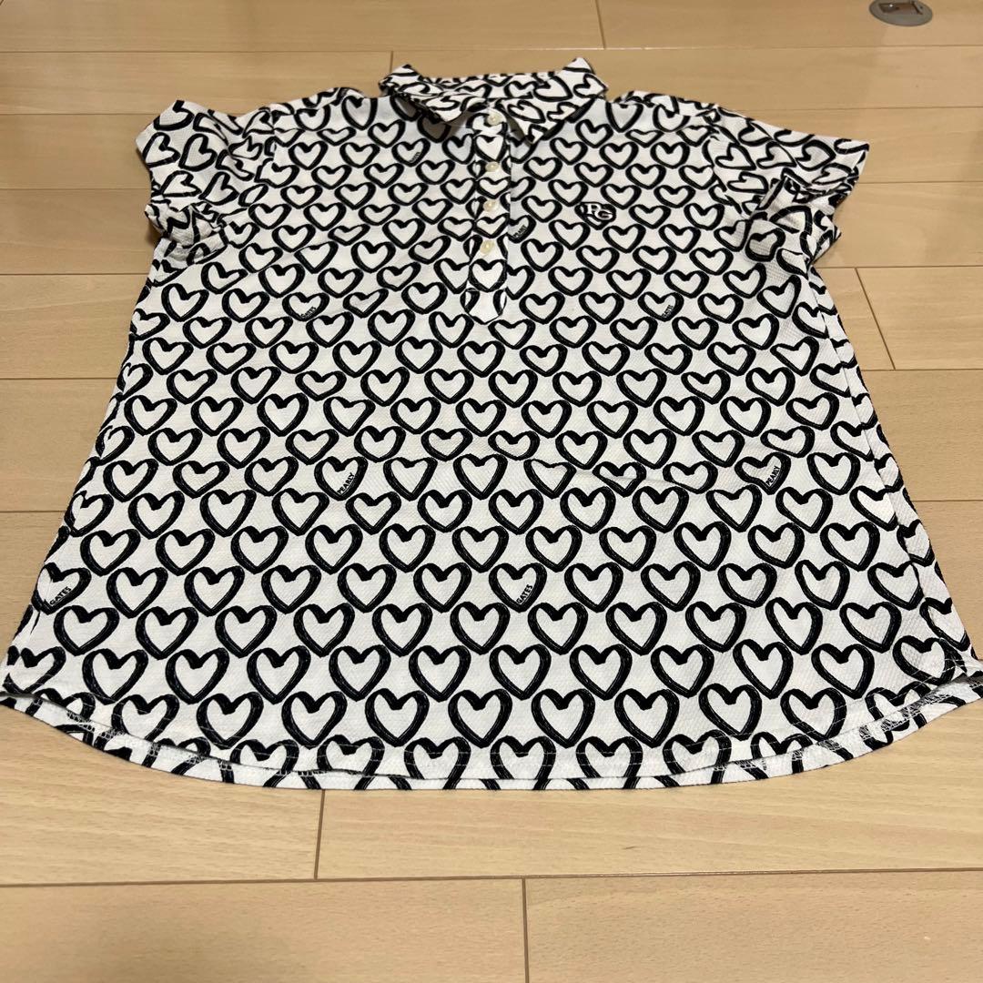 ⭐︎値下げ⭐︎パーリーゲイツ　ハート柄 ポロシャツ　スカート セット