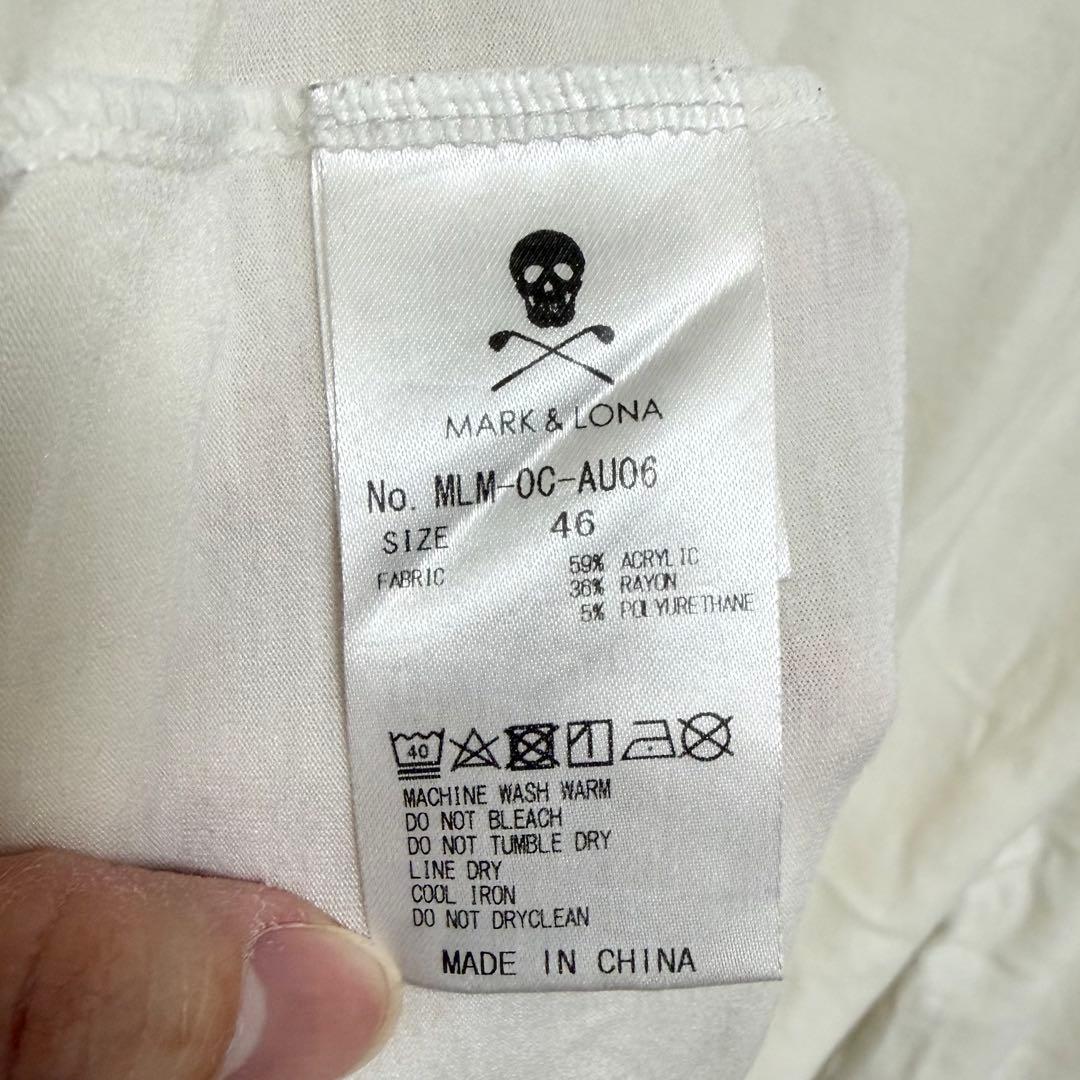 マーク＆ロナ モックネック ホワイト 46