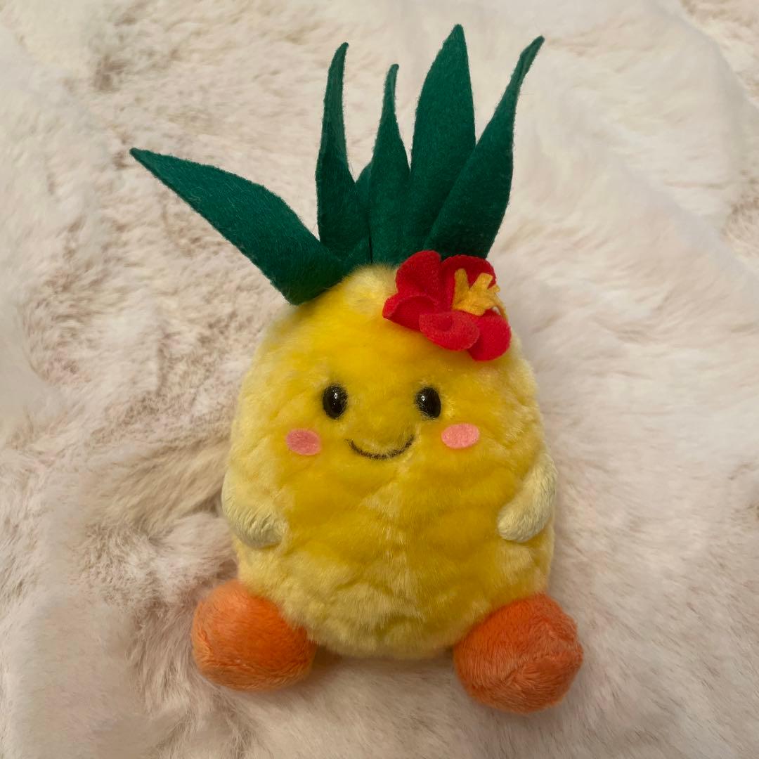 パイナップル　ぬいぐるみ　ご当地　キャラクター　平成レトロ
