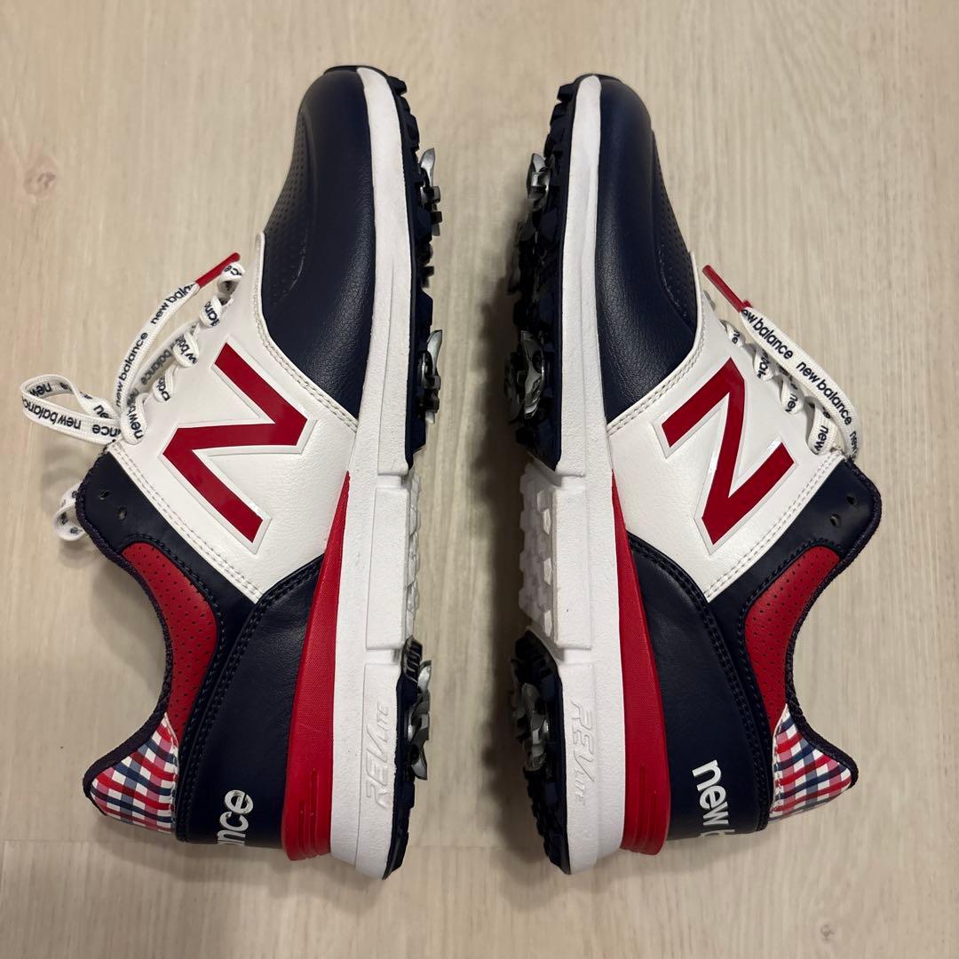 【美品】ニューバランス ゴルフシューズ 574 24.5cm