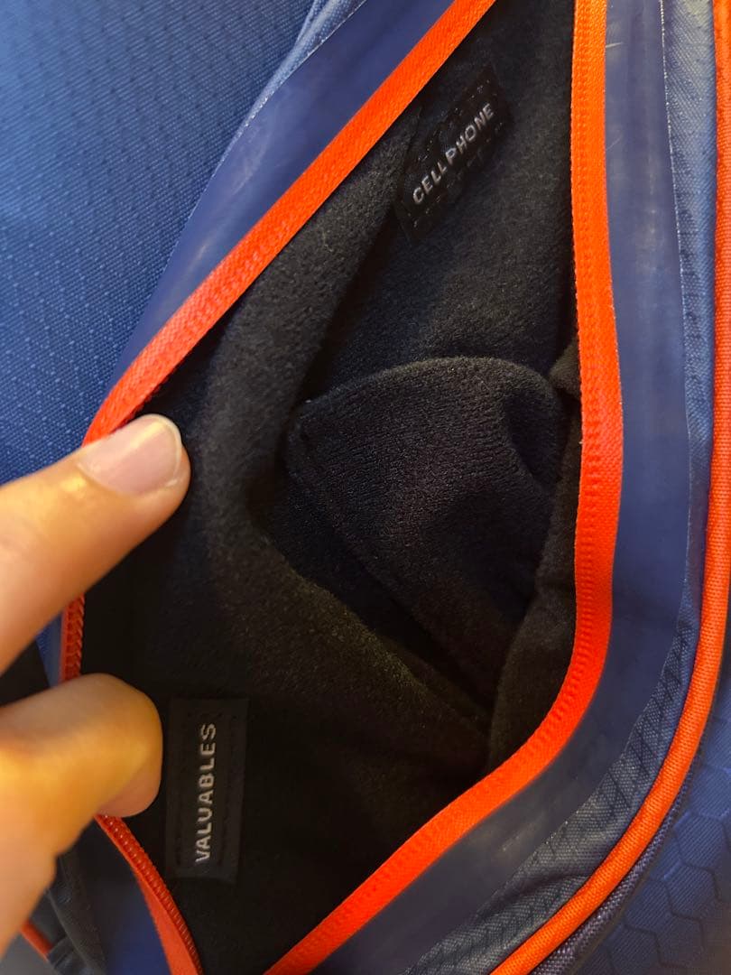  Golfsport ゴルフバッグ ネイビー/オレンジ 防水　軽量