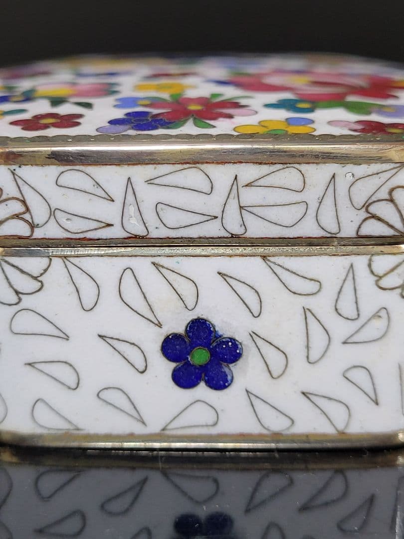 安藤七宝店 七寶錦文宝石筥 ボンボニエール