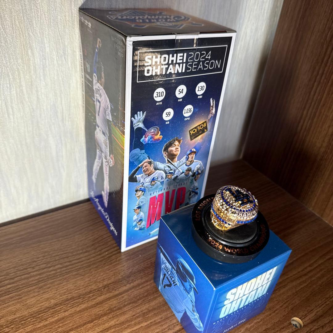 大谷翔平 2024 MVP レプリカリング セット