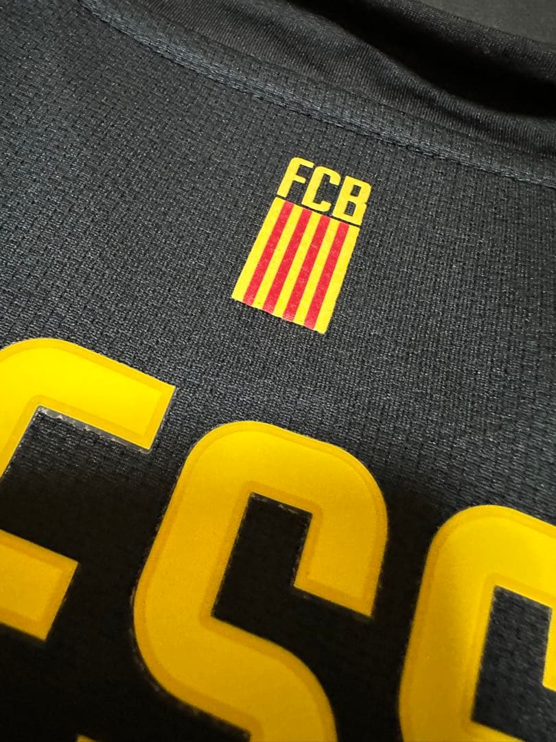 バルセロナ 2012 メッシ ユニフォーム　ブラック／ラ・リーガ仕様 フルパッチ