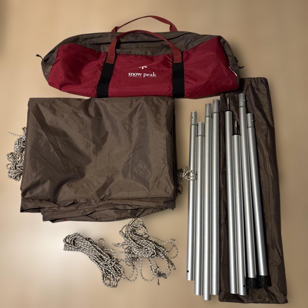 スノーピーク HDタープシールド・ヘキサM TP861 ウイングポール2本セット