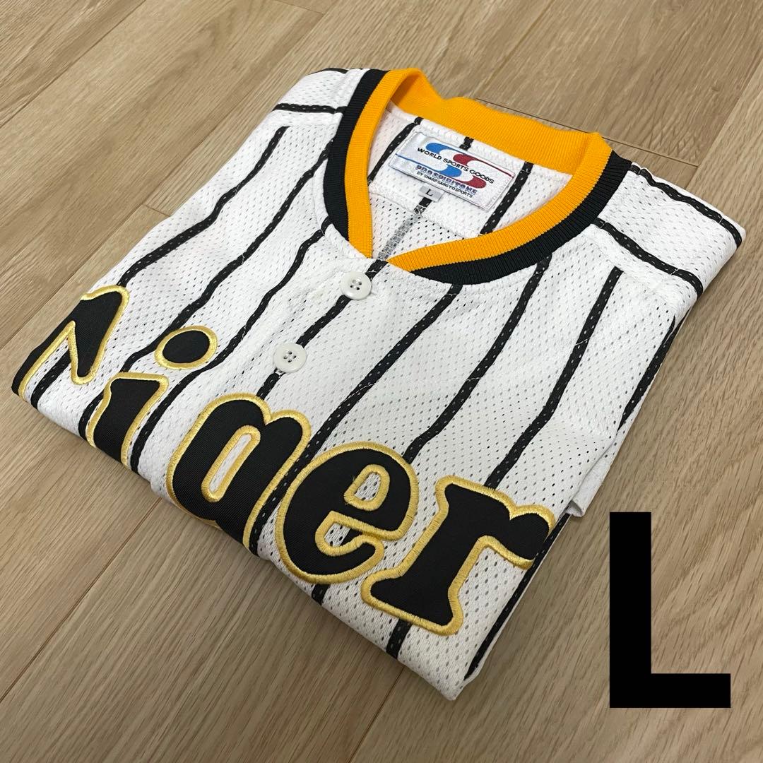 阪神タイガース クラシック ビンテージ ユニフォーム シャープ産業 Lサイズ