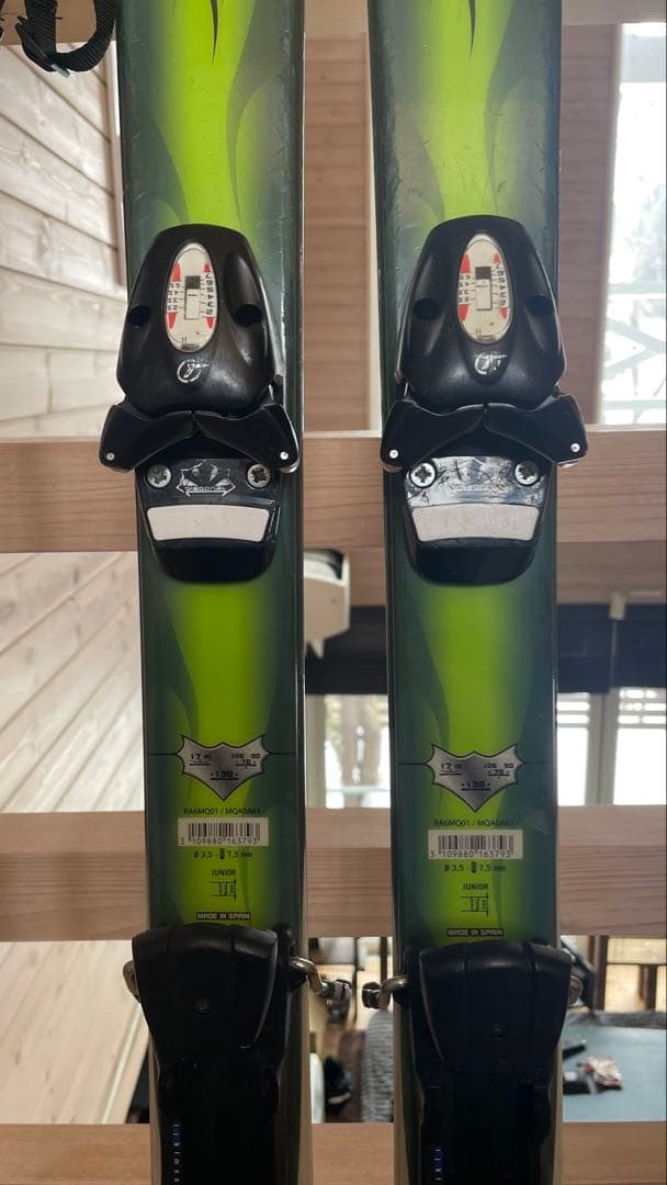 ロシニョールカービングスキー板子供ジュニアkidsキッズ138cmセット大人