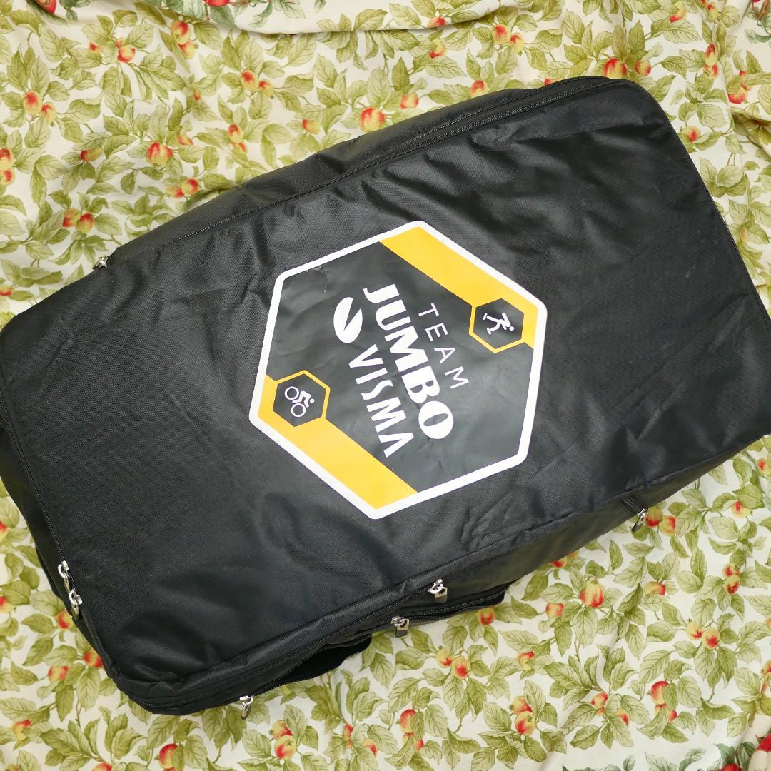 選手支給品 ユンボヴィスマ 非売品トラベルバッグ プロチーム リースアバイク