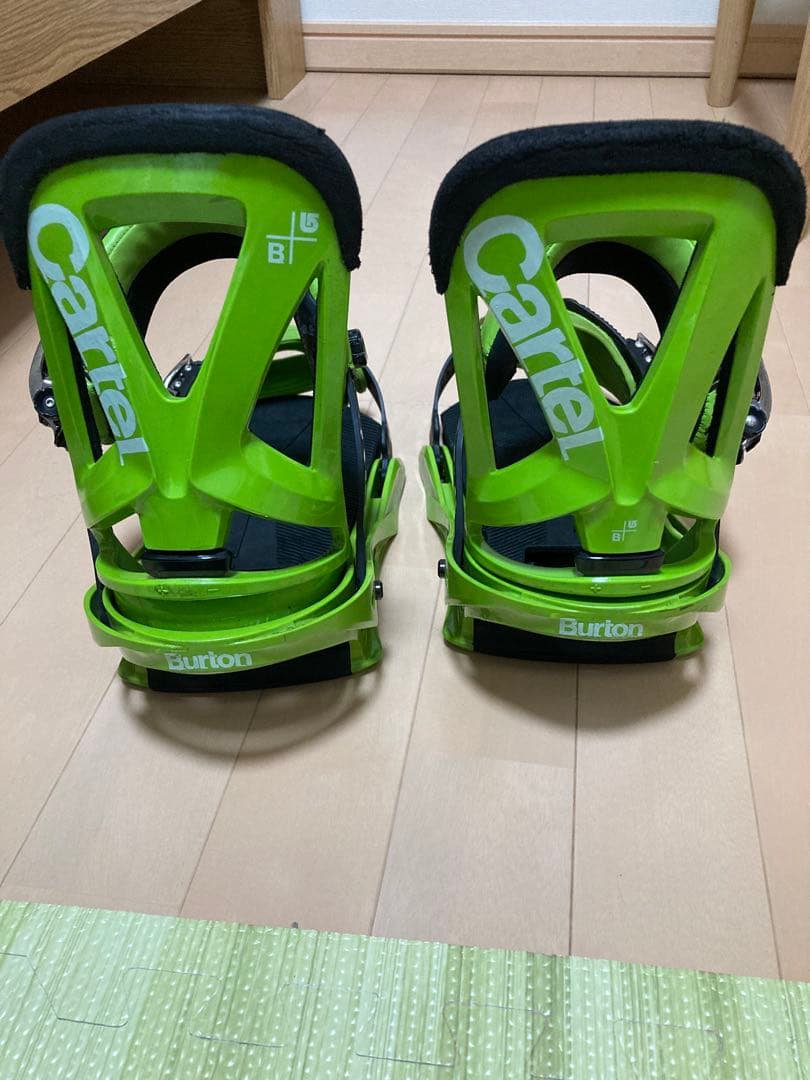 Burton Cartel スノーボード ビンディング グリーン　Sサイズ