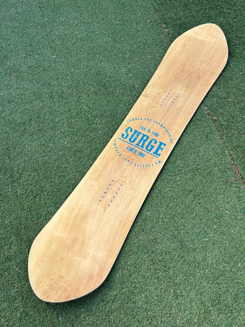 SURGE MUSIC TRACK/スノーボード/板/ウッド/155cm/サージ