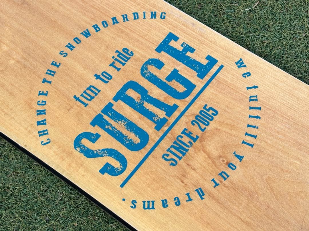 SURGE MUSIC TRACK/スノーボード/板/ウッド/155cm/サージ