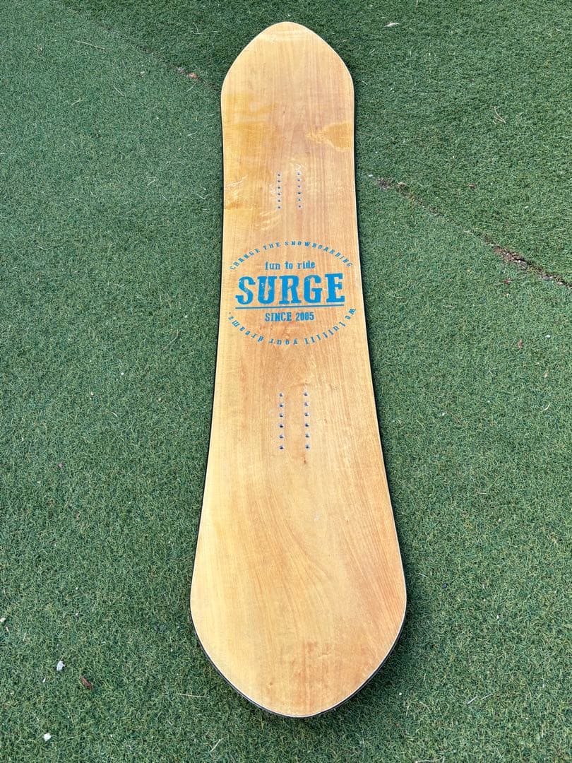 SURGE MUSIC TRACK/スノーボード/板/ウッド/155cm/サージ