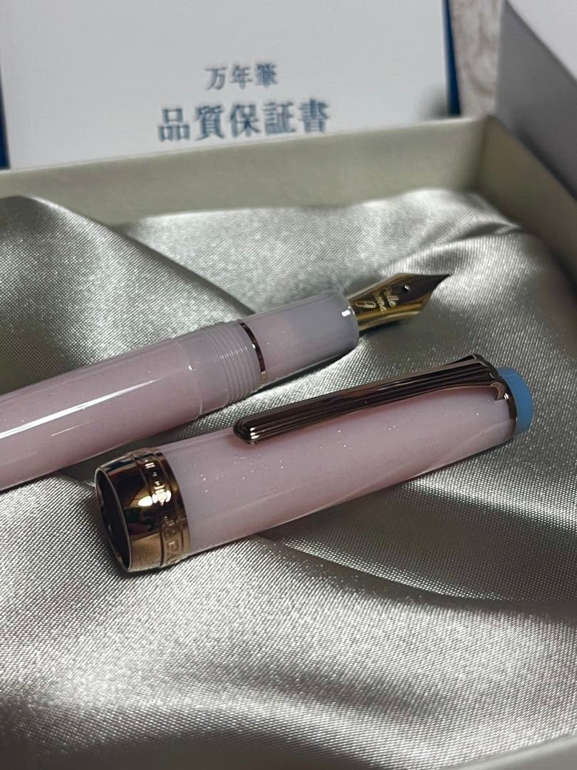 限定 新品未使用 セーラー万年筆 ペレペンナ 10周年記念 万年筆 結桜 ニブF