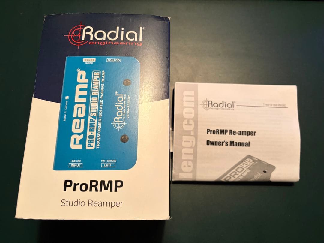 RADIAL ラディアル REAMP PRO-RMP リアンプボックス DI