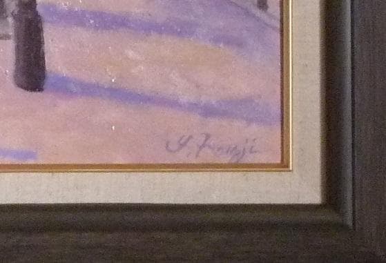 藤祥州　油彩Ｆ１５号　「６月のアムステルダム」