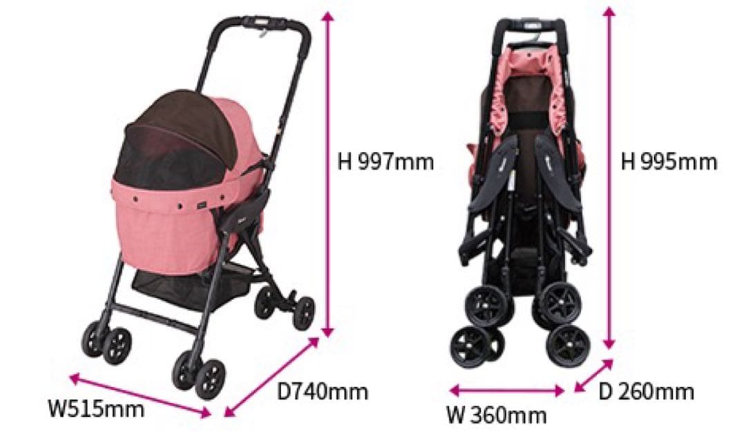 【未使用品・即購入OK】コムペット ミリミリライト ペットカート