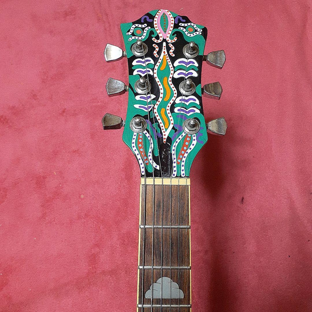 【良・美品】サイケペイント・hideモデル。モッキンバード。ソフトケース付属。