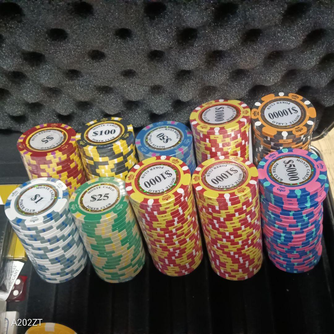 激レア新品未使用 WPT ポーカーセット クレイチップ500枚以上 4色トランプ