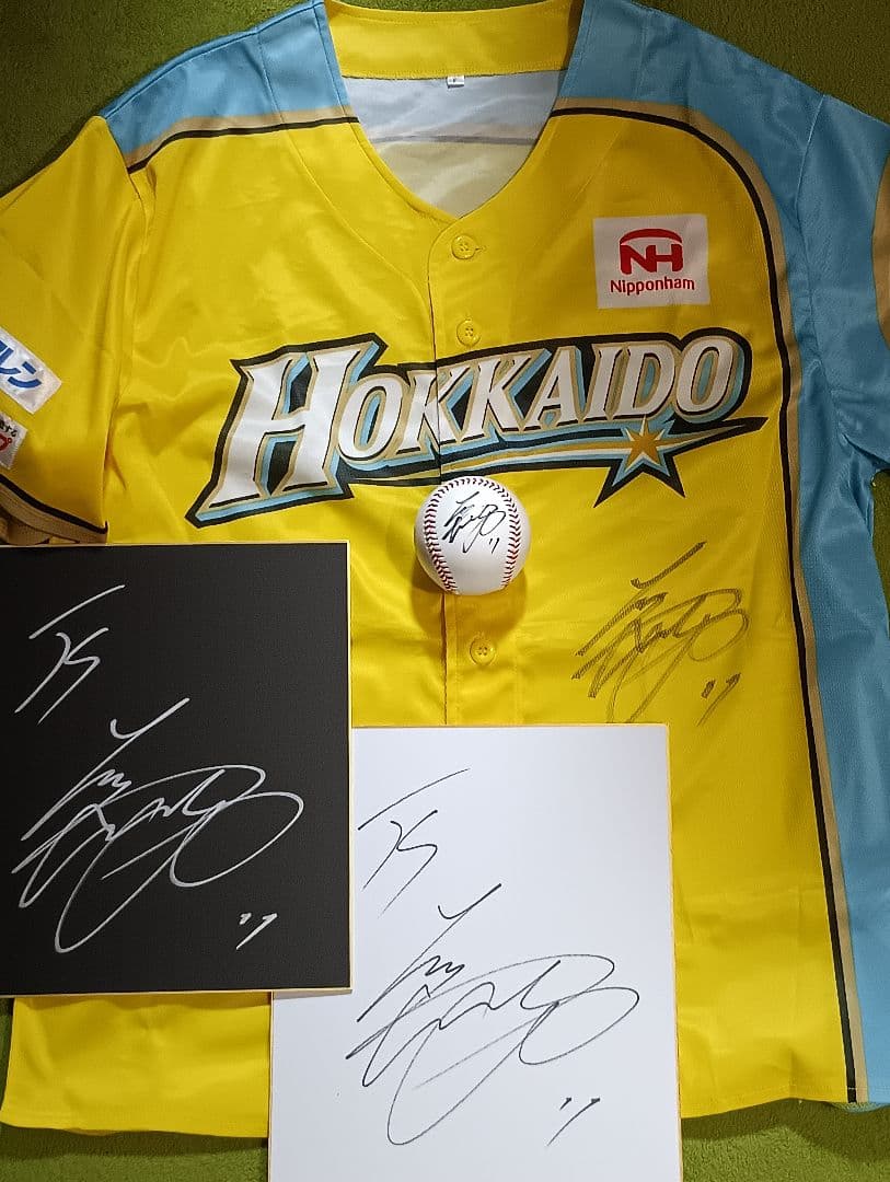 豪華！大谷翔平　直筆サインユニフォーム、直筆サインボール、直筆サイン色紙　3点