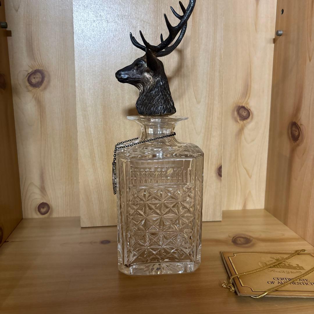 グレンフィディック 30年 エジンバラ クリスタルデキャンタ　スターリングシルバ